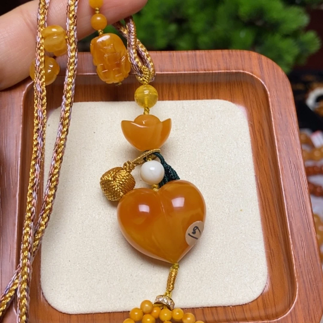 【闪购商品】蜜蜡颈饰未镶嵌项链