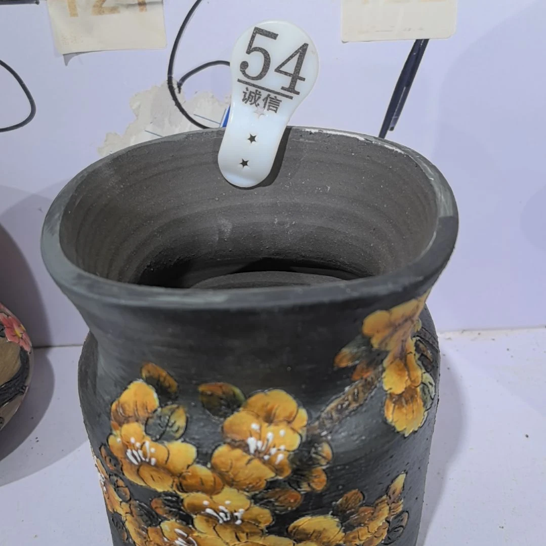 毛***豆花盆红泥景德镇花盆