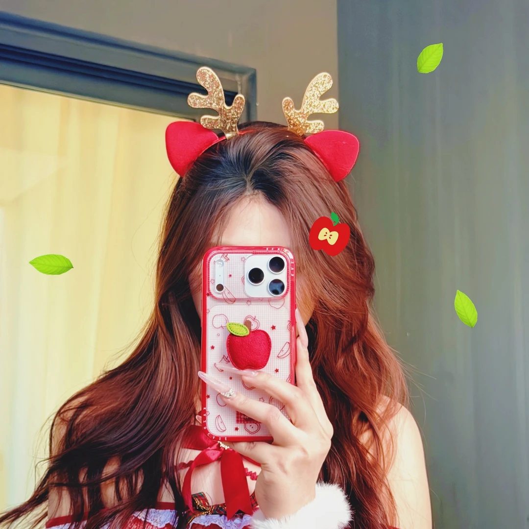 圣诞节平安夜苹果适用于苹果17可爱iphone16ProMax手机壳15透明14