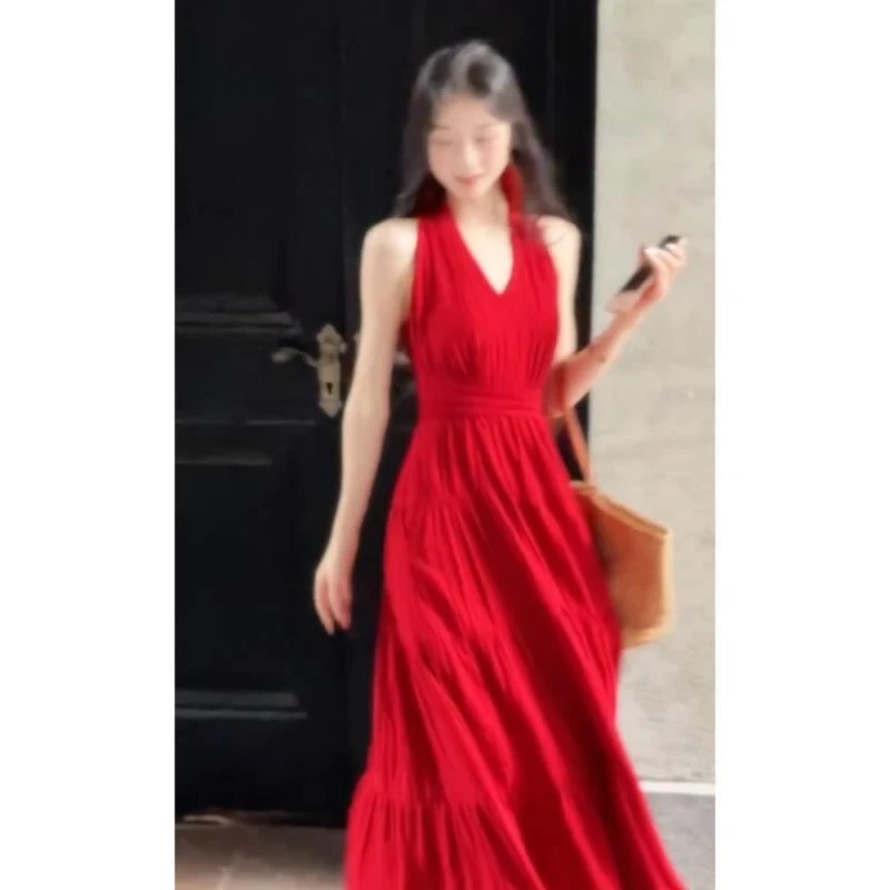法式宴会穿搭洋气连衣裙女2025初夏穿搭新款长裙风情万种的裙子潮