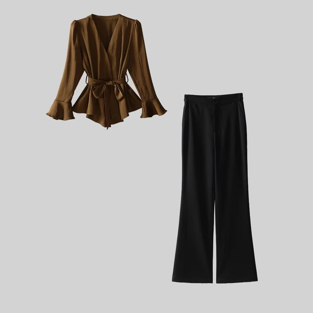 〈纪朵研〉1324休闲风轻职风套装复古时尚时尚套装极简风西装