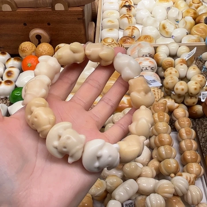 把件菩提根/象牙果12.7.31象牙果老师傅晚安小熊微瑕