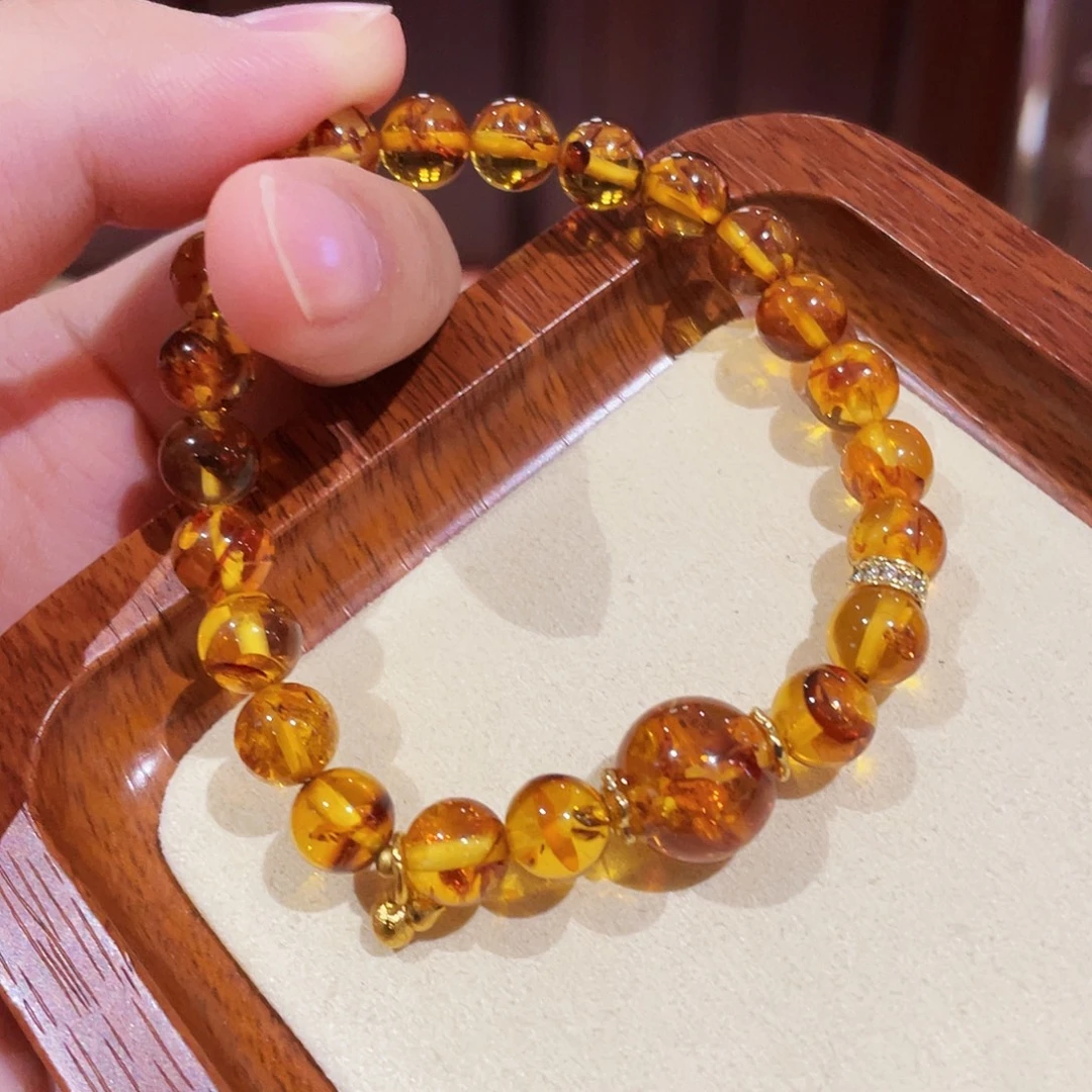 手链蜜蜡未镶嵌手串