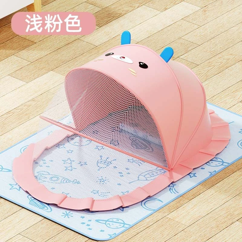 新疆乌市发货婴儿蚊帐罩宝宝新生儿童通用全罩式可折叠免安装遮光