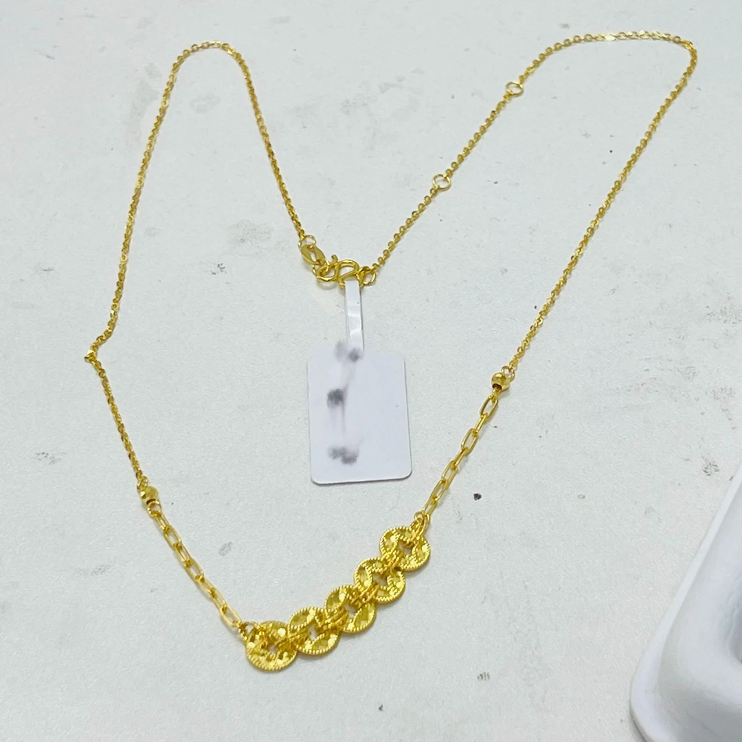 【小琪金选】足金999 五帝币套链 5.68