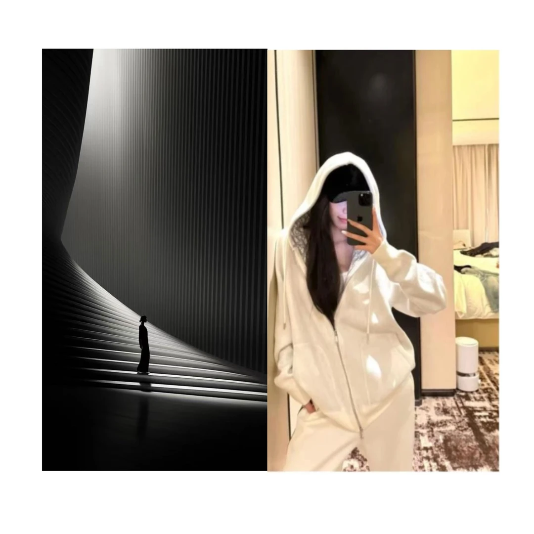 繁安首秀2025新款双面连帽外套男女同款（0382）