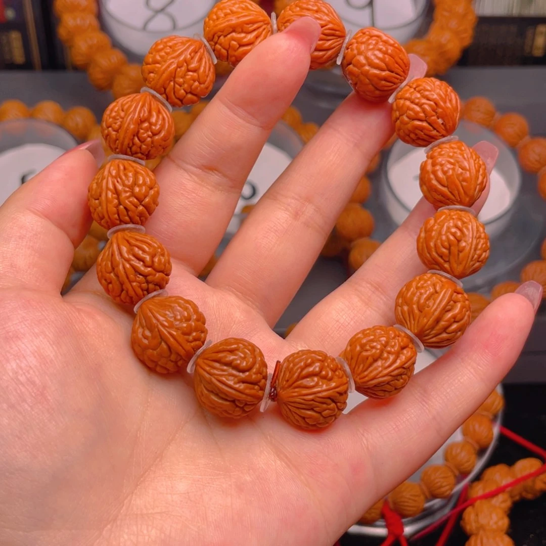 桃核手串叶我叶叶