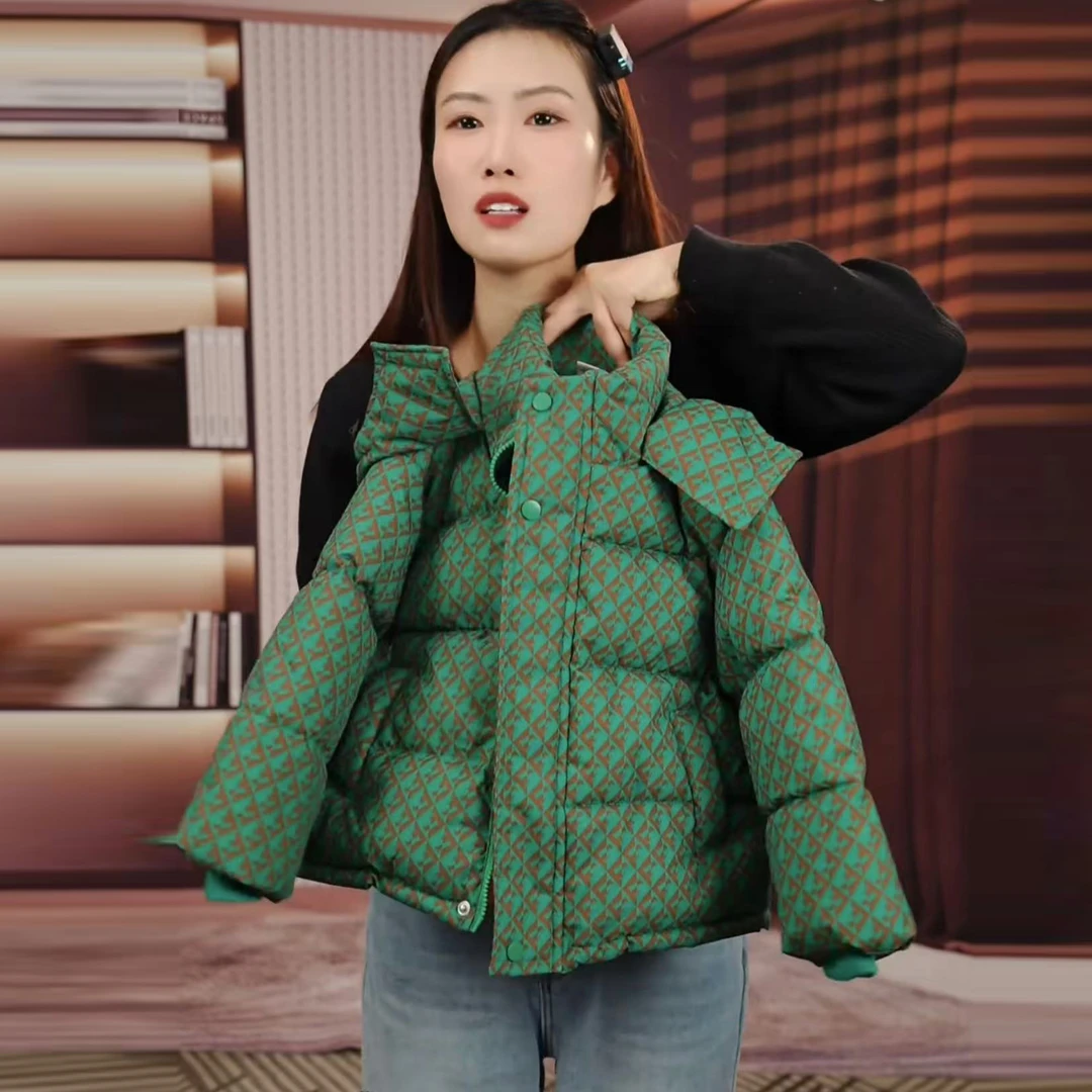 儿童姐弟同款冬季棉服新款千鸟格网红洋气帅气炸街加棉加厚棉袄