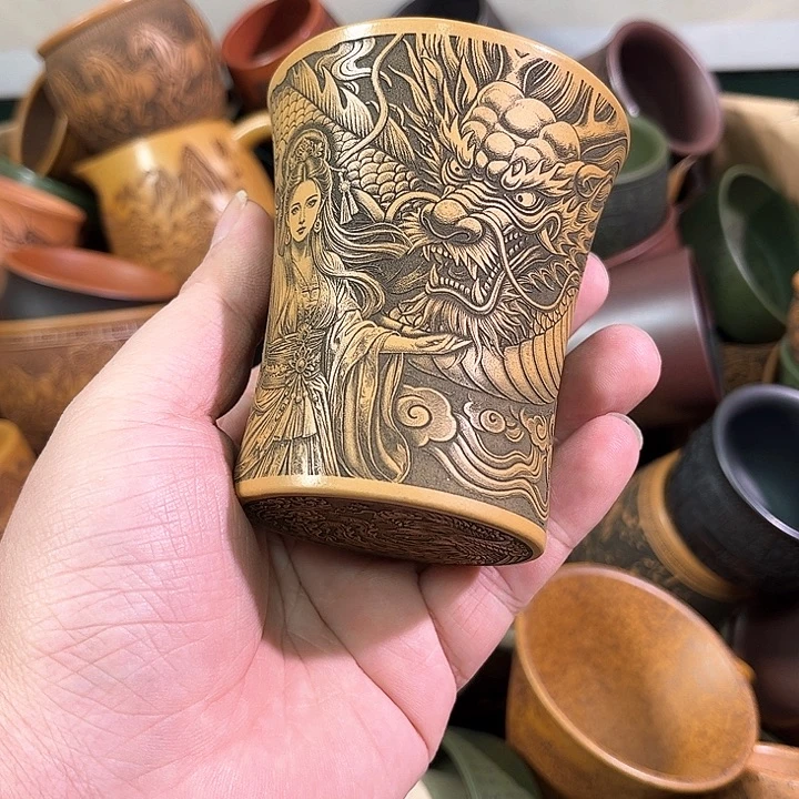 茶杯紫砂全手工紫砂主人杯