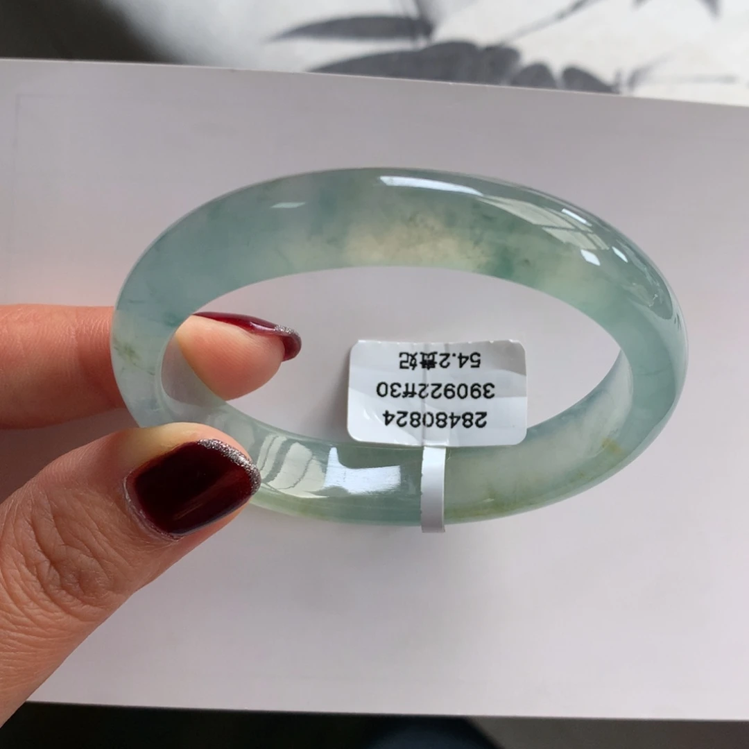 翡翠未镶嵌手镯冰晴起光性价比【强推】