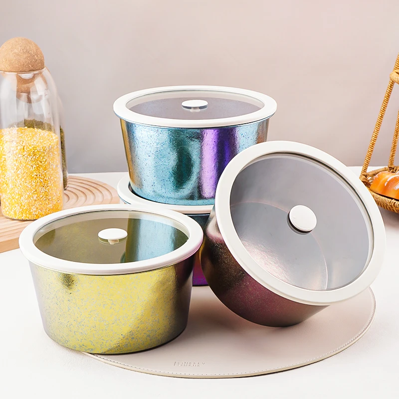 2L纯钛冰花保鲜盒（多色可选）