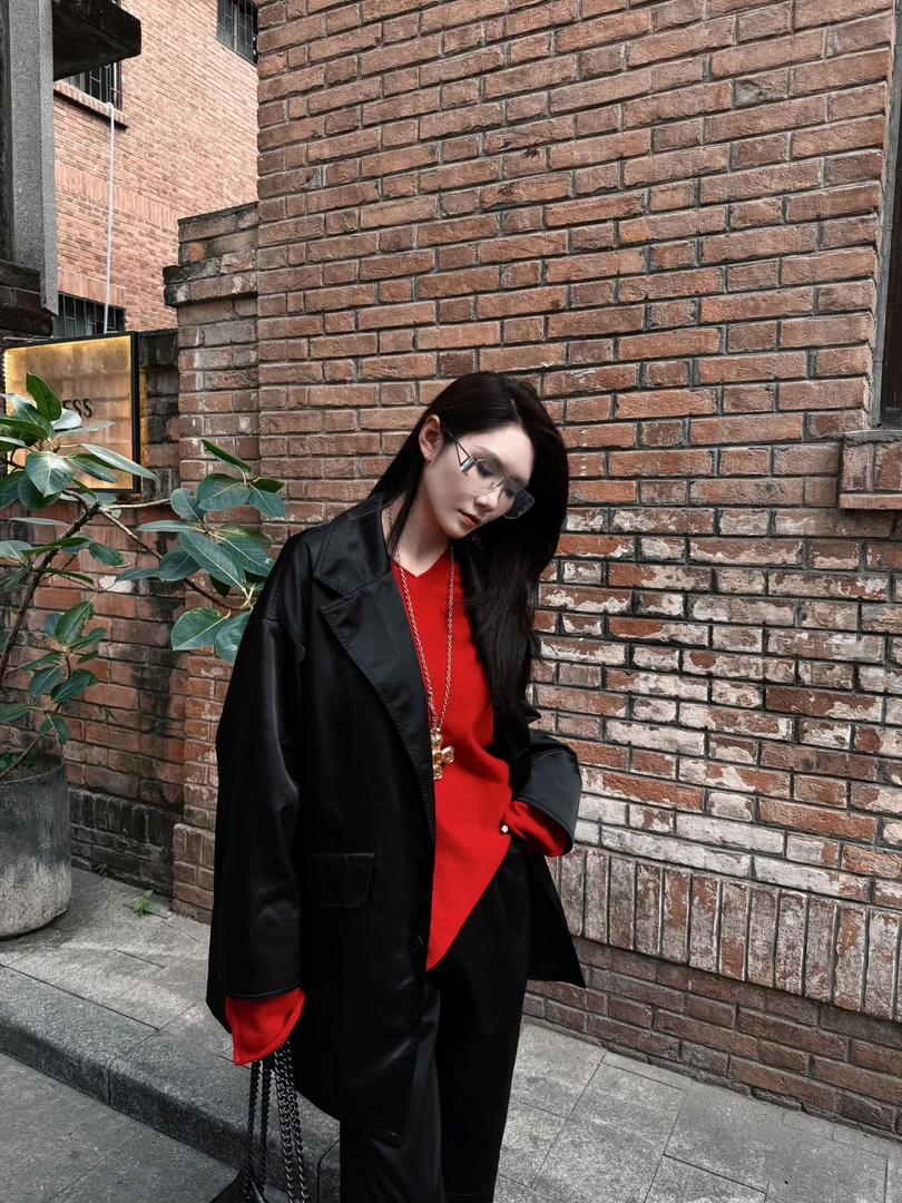 SIQIBIAN ｜25SS秋季新品时尚休闲百搭中长款风衣外套-SQ-WT243