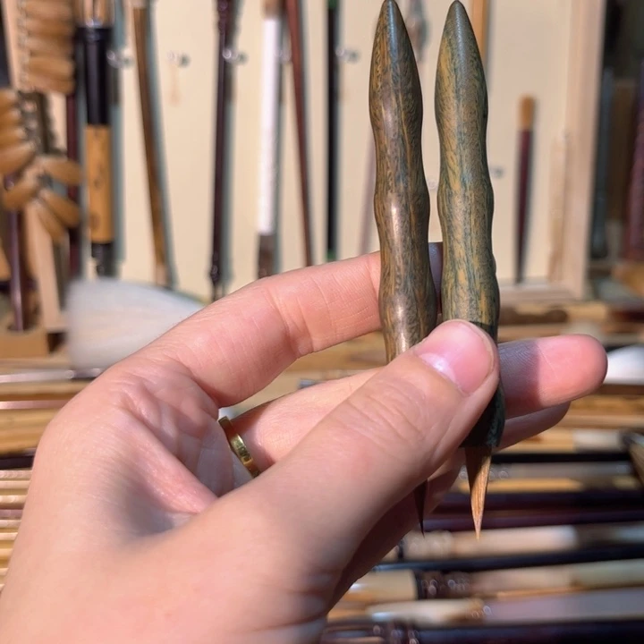 毛毛虫笔杆纯狼毫笔头