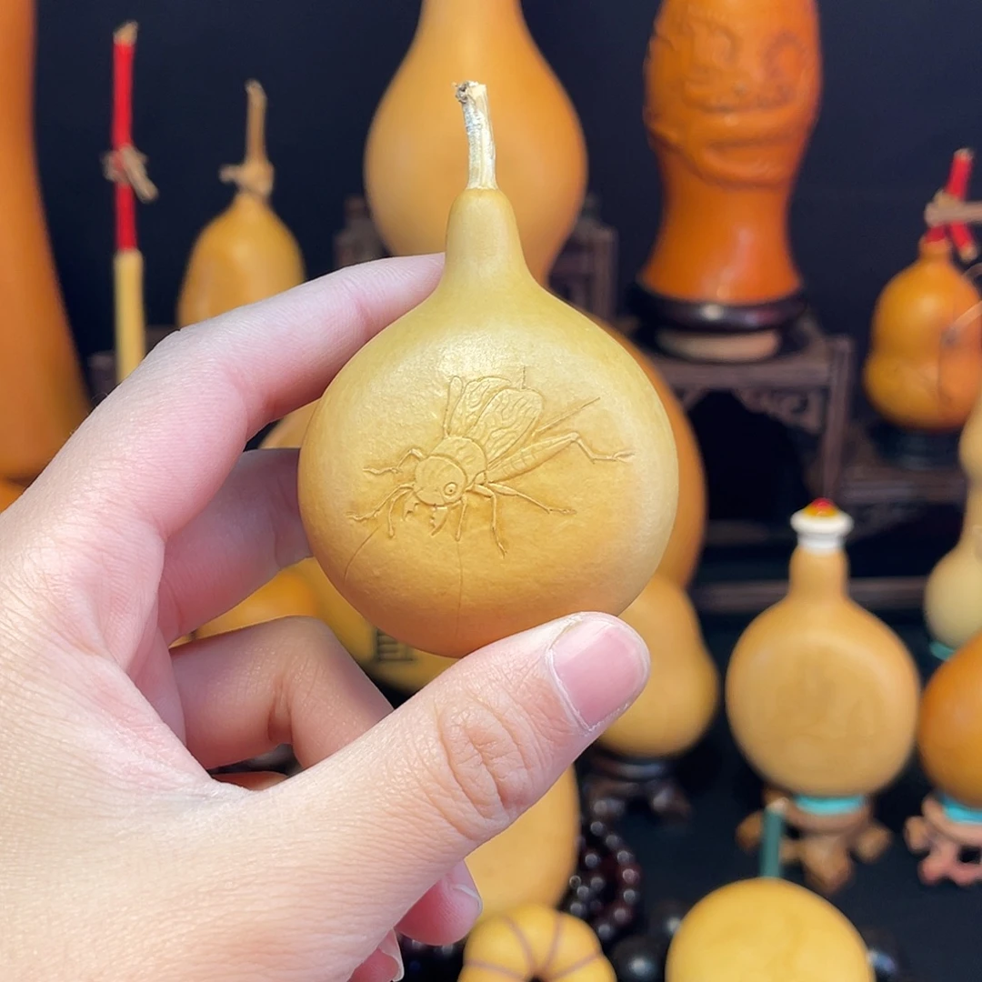 蛐蛐押花葫芦葫芦