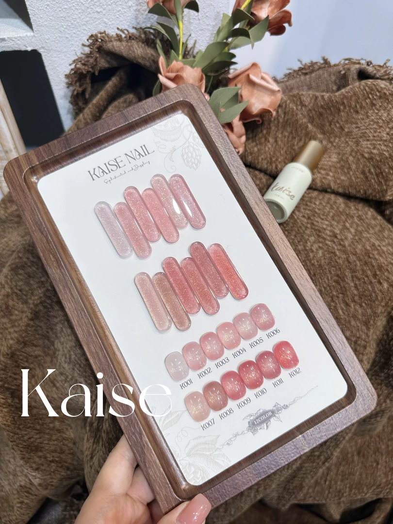 美博会新款【舍下恺舍12色绘春晶钻（珠光细闪））高端甲油胶套装】