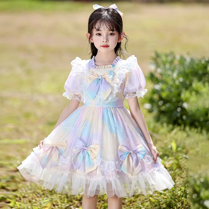 ysm6929女童连衣裙夏季儿童日常裙宝宝洋气小女孩裙休闲连衣裙