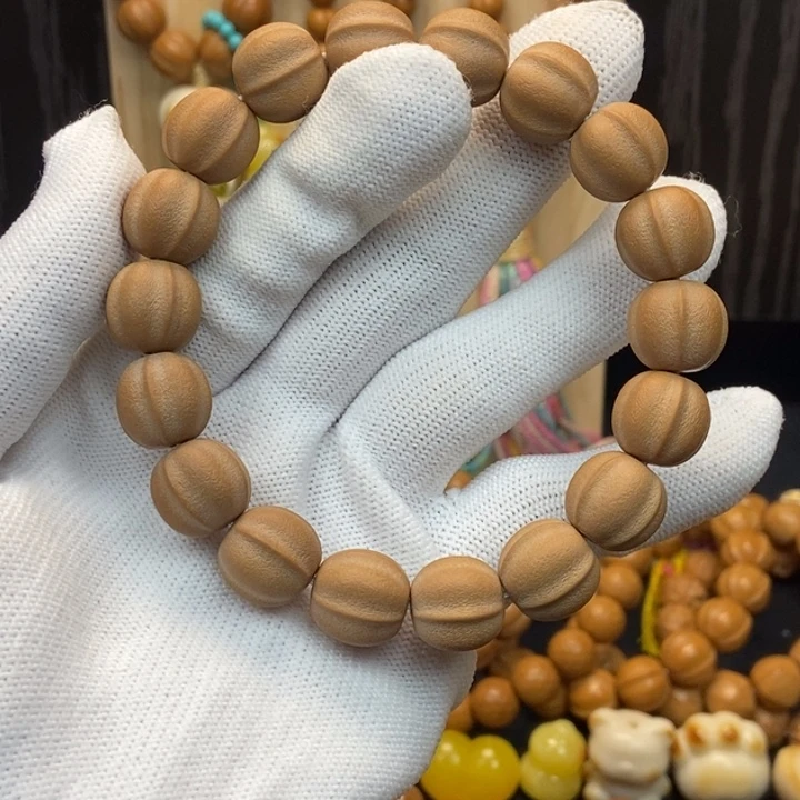 手串桃核猴头核桃全品无瑕四花鲨鱼