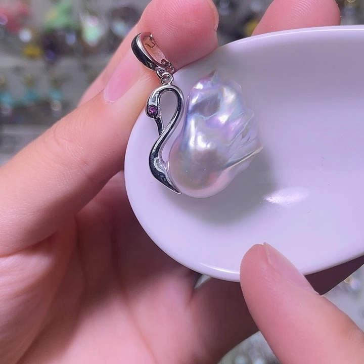 颈饰合金淡水珍珠08