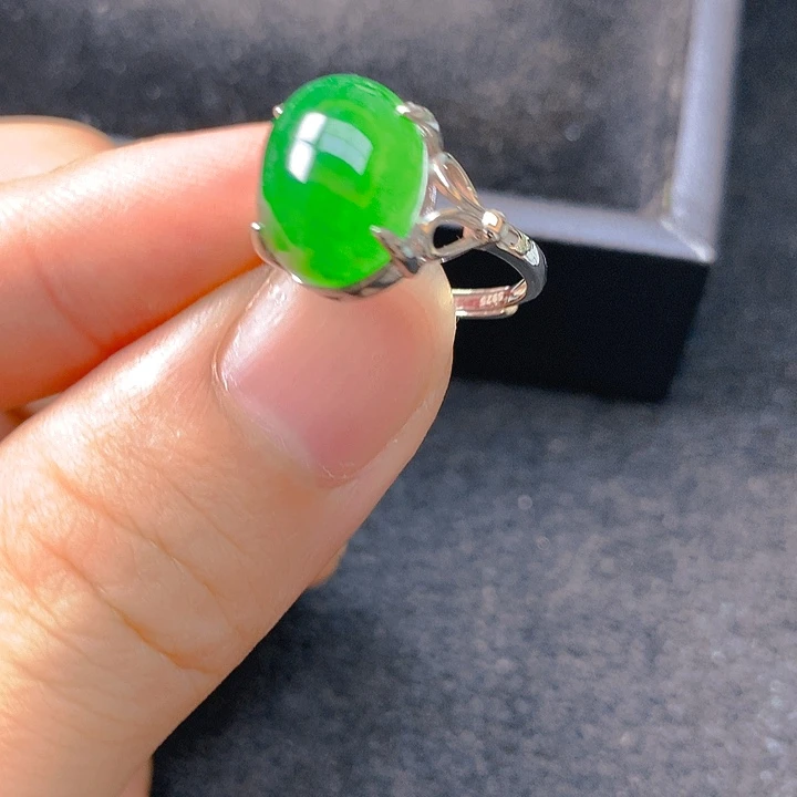 翡翠银S925镶嵌颈饰