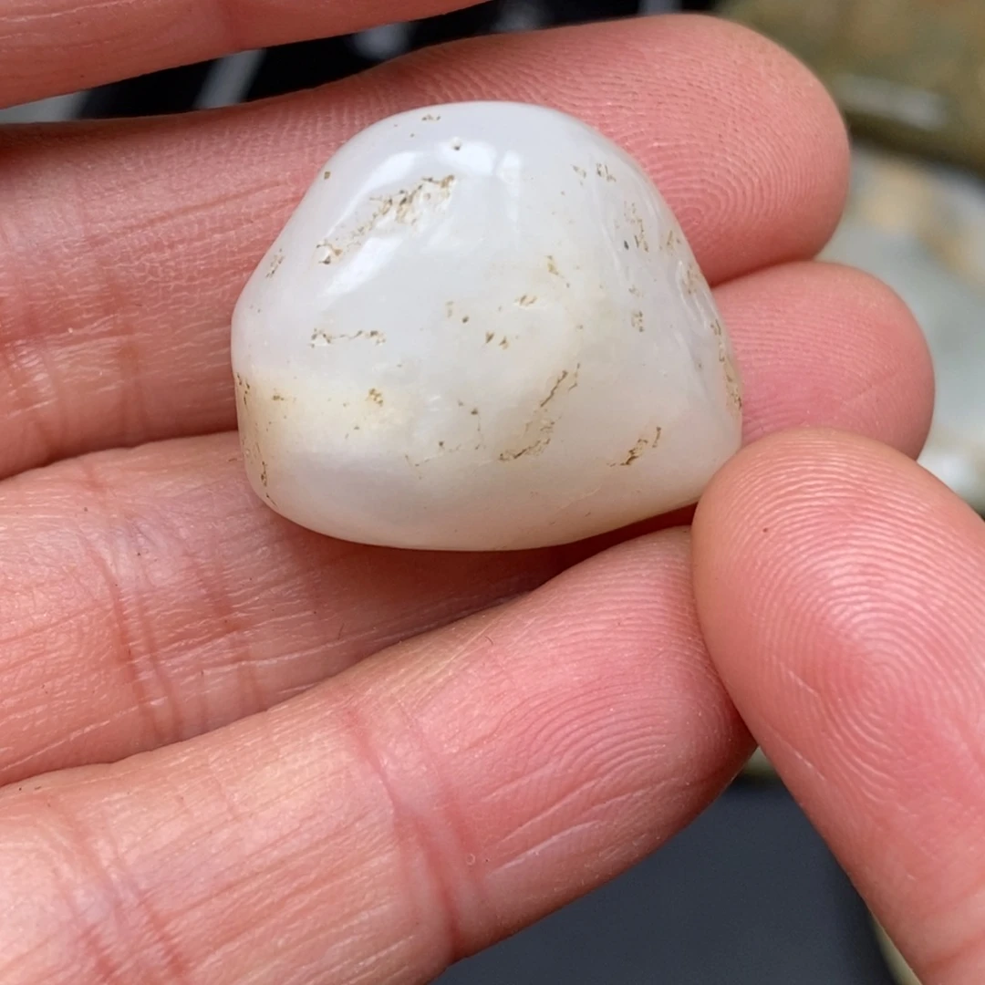 和田玉挂件银S925镀金镶嵌