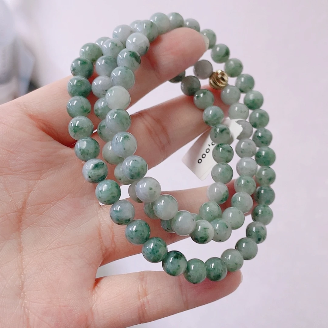 定制翡翠未镶嵌珠串