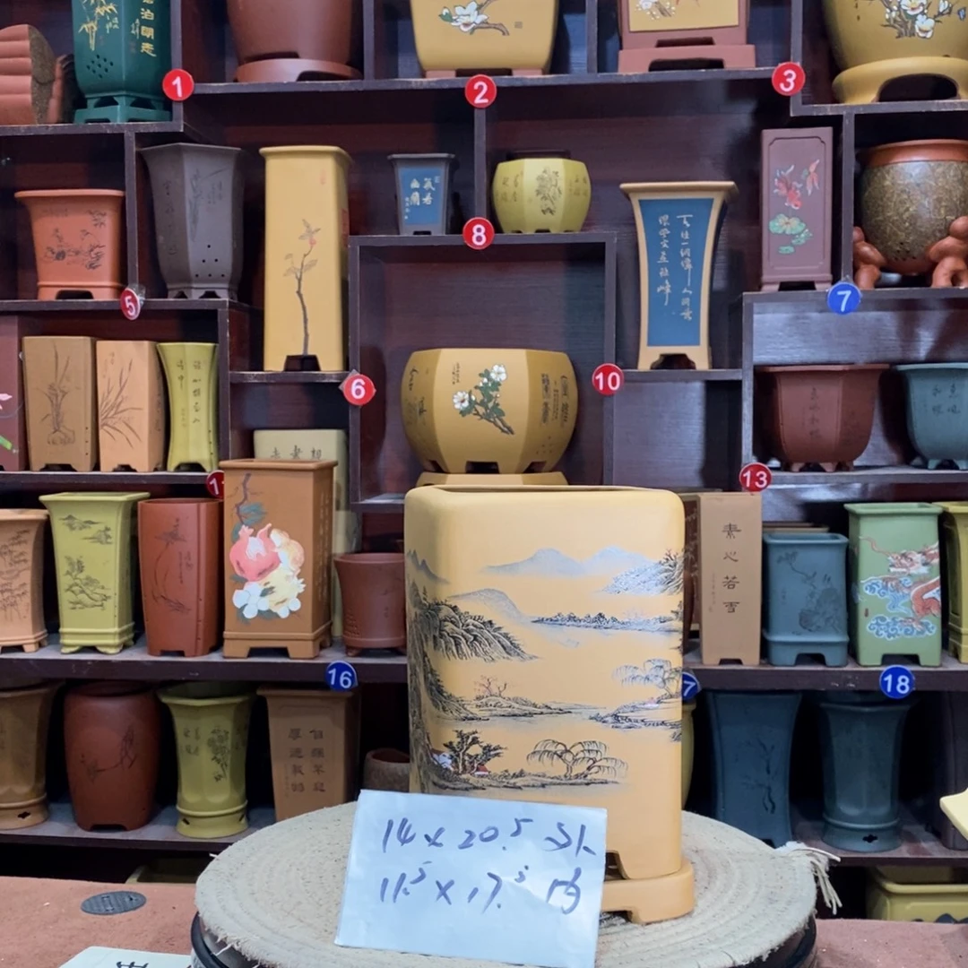 紫砂花盆紫砂花盆