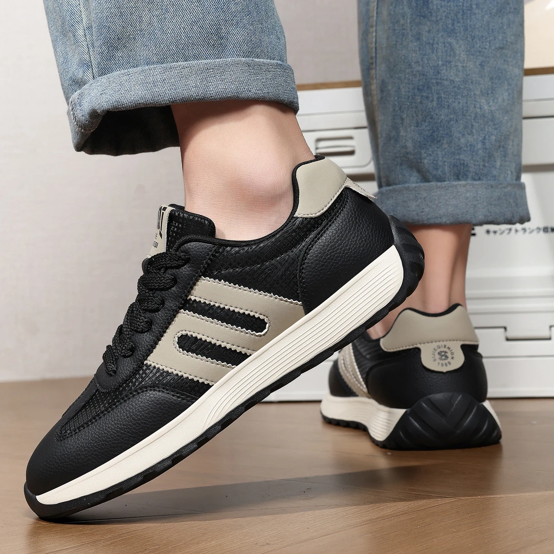 真皮四季阿甘鞋休闲轻便软底百搭潮鞋（8559）