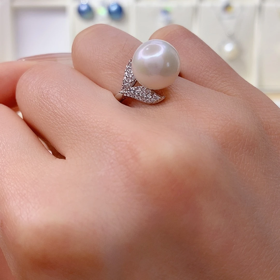 戒指未镶嵌淡水珍珠
