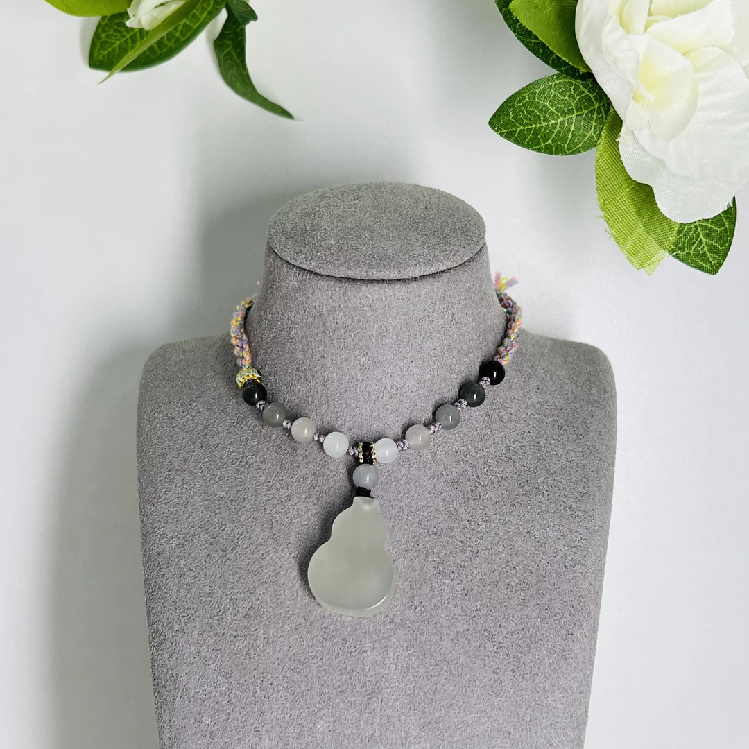 壹屿珠宝  和田玉葫芦手绳1