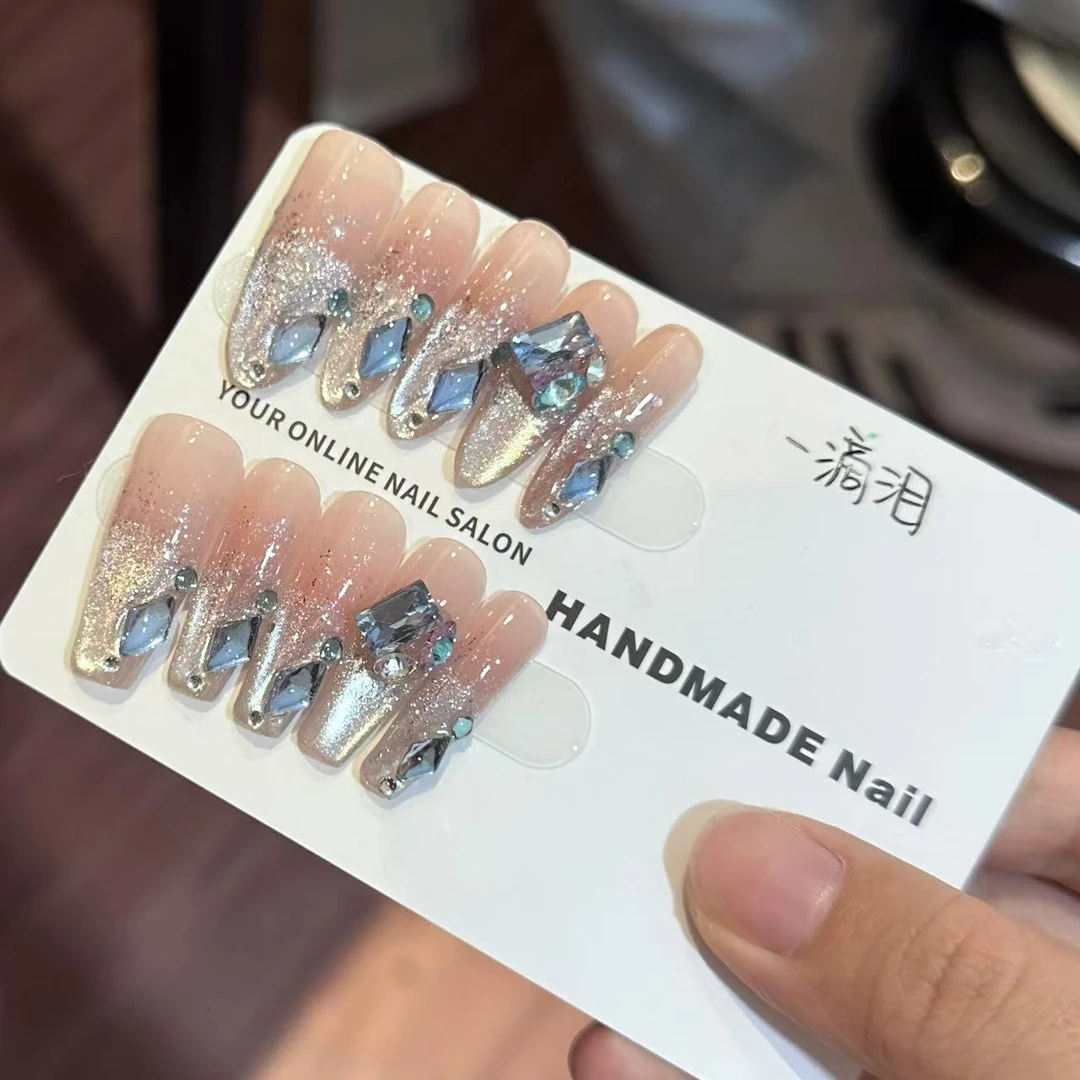 【一滴泪】纯手工穿戴甲