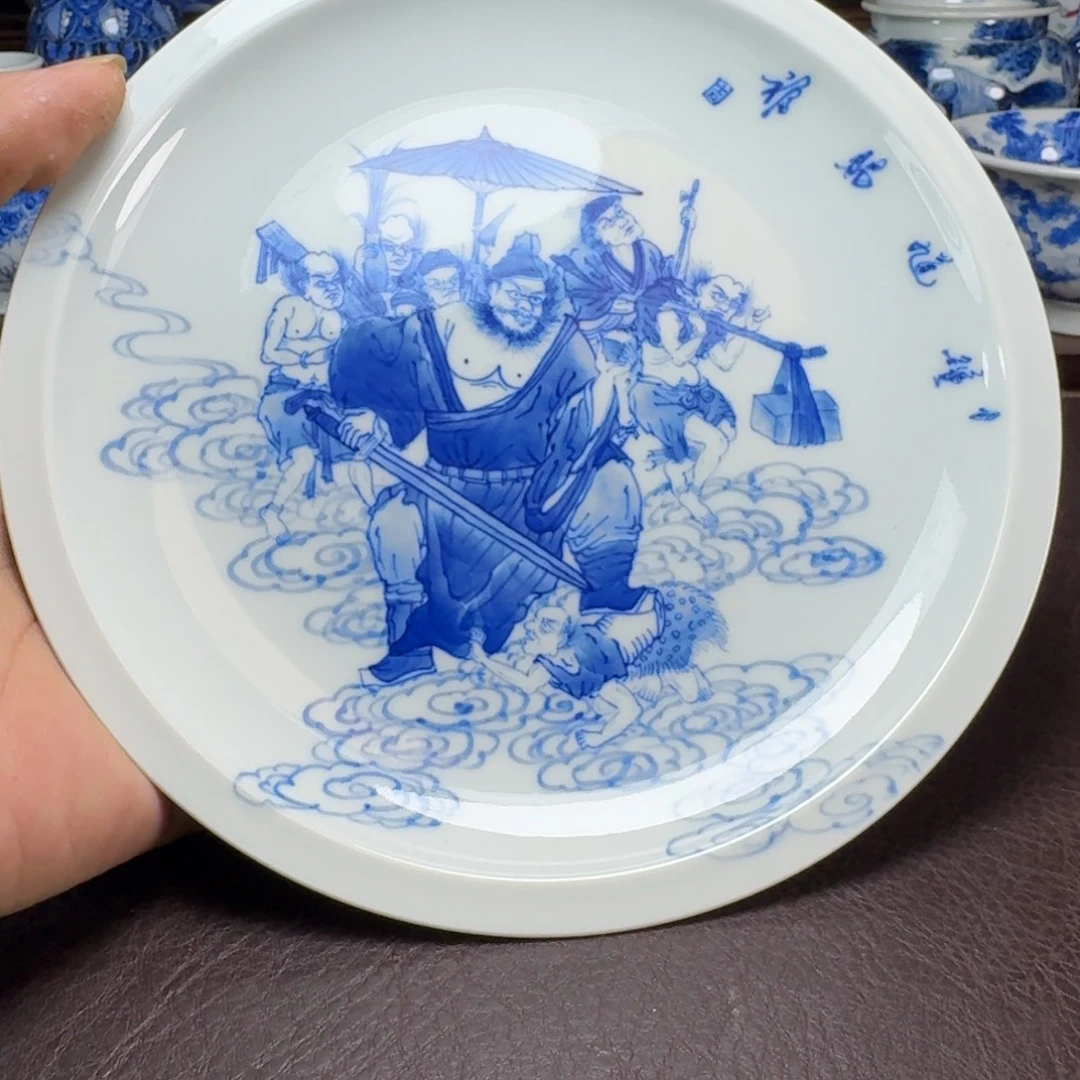 阳***巍瓷片当代景德镇陶瓷手绘茶具
