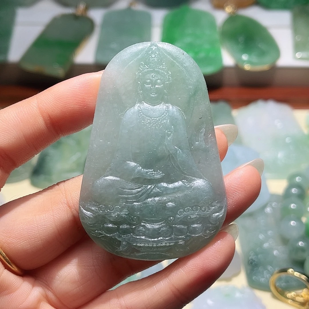 玲***姐定制翡翠未镶嵌天然翡翠