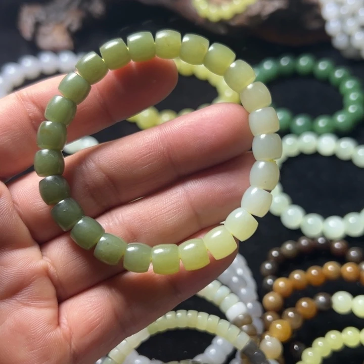 和田玉（糖玉）未镶嵌手链