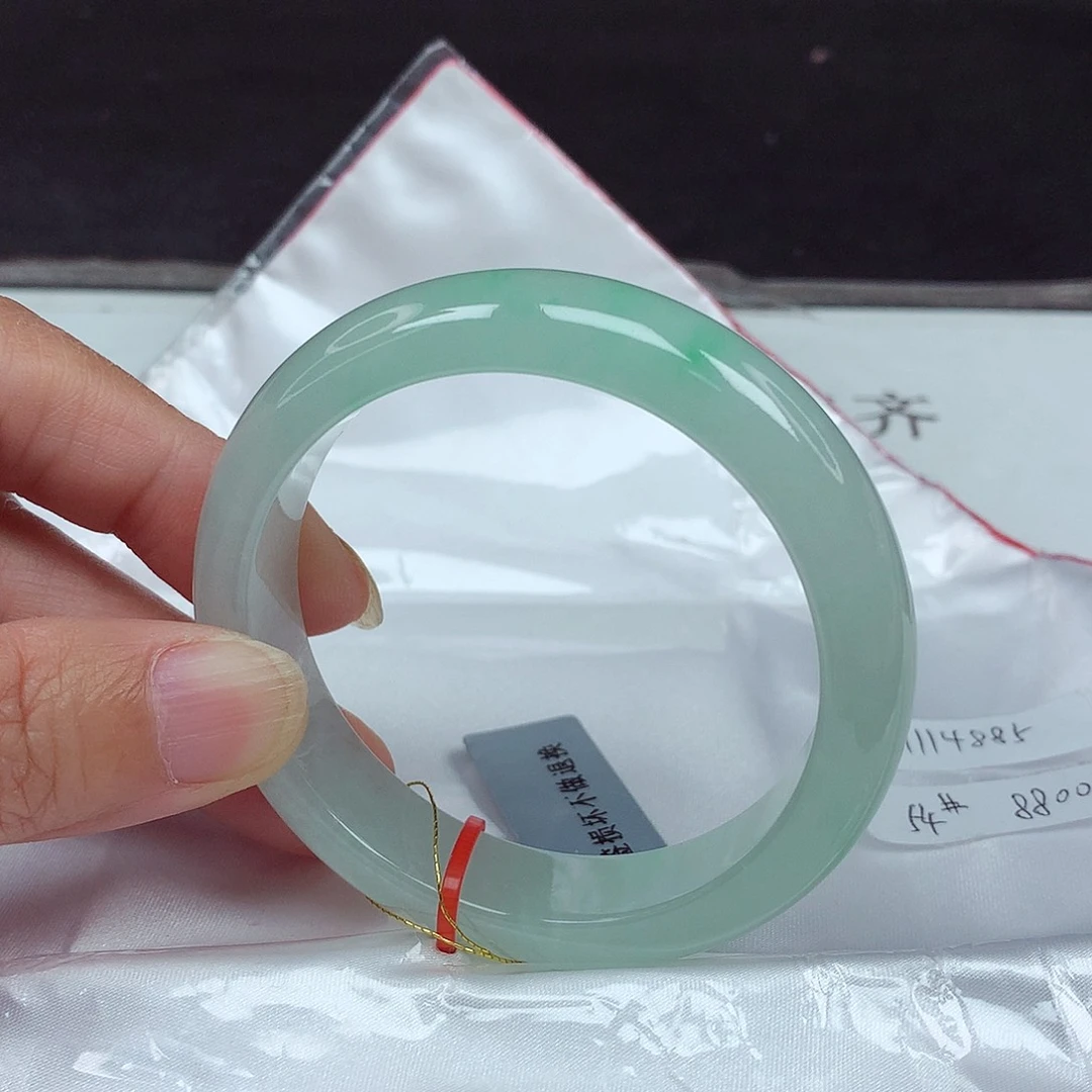 未镶嵌手镯翡翠54圈4885