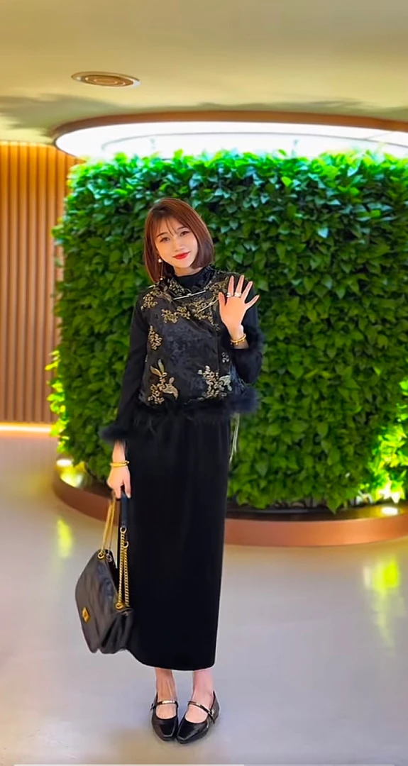 珍珍新品轻奢气质新中式马甲8969