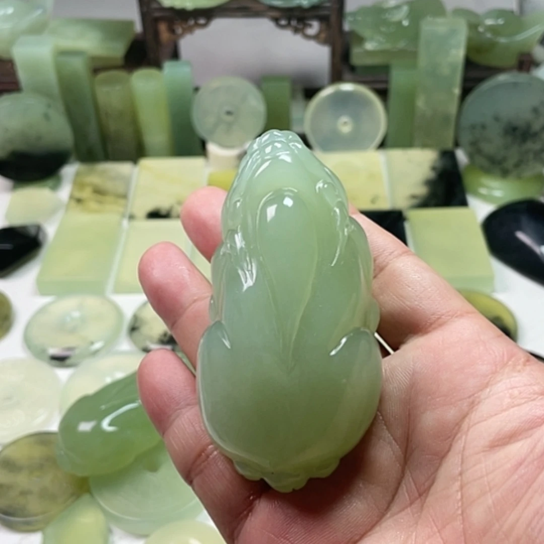 【闪购商品】未镶嵌岫玉挂件上****杰