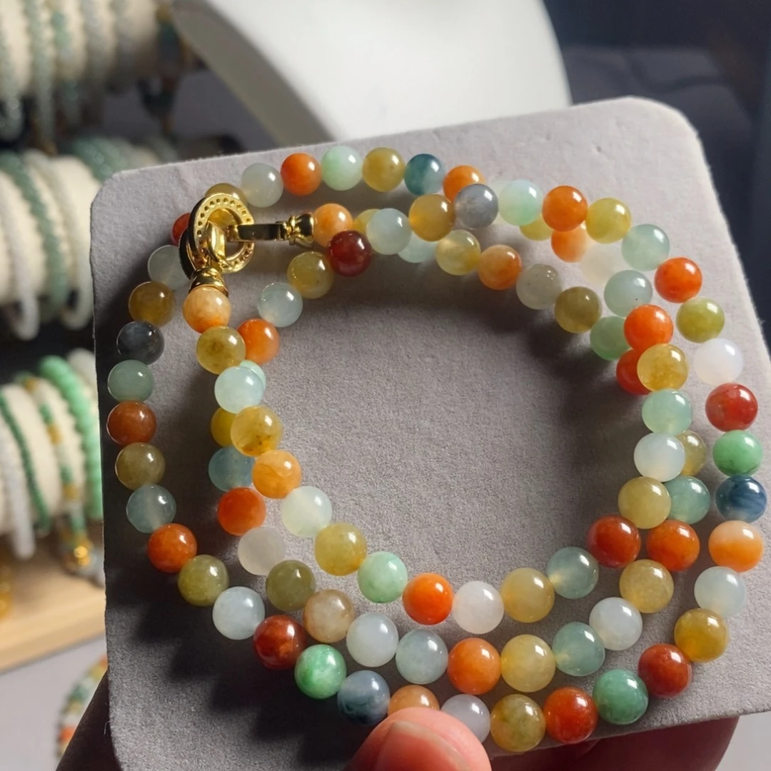 定制翡翠未镶嵌64 甸翡翠A货卡6.8