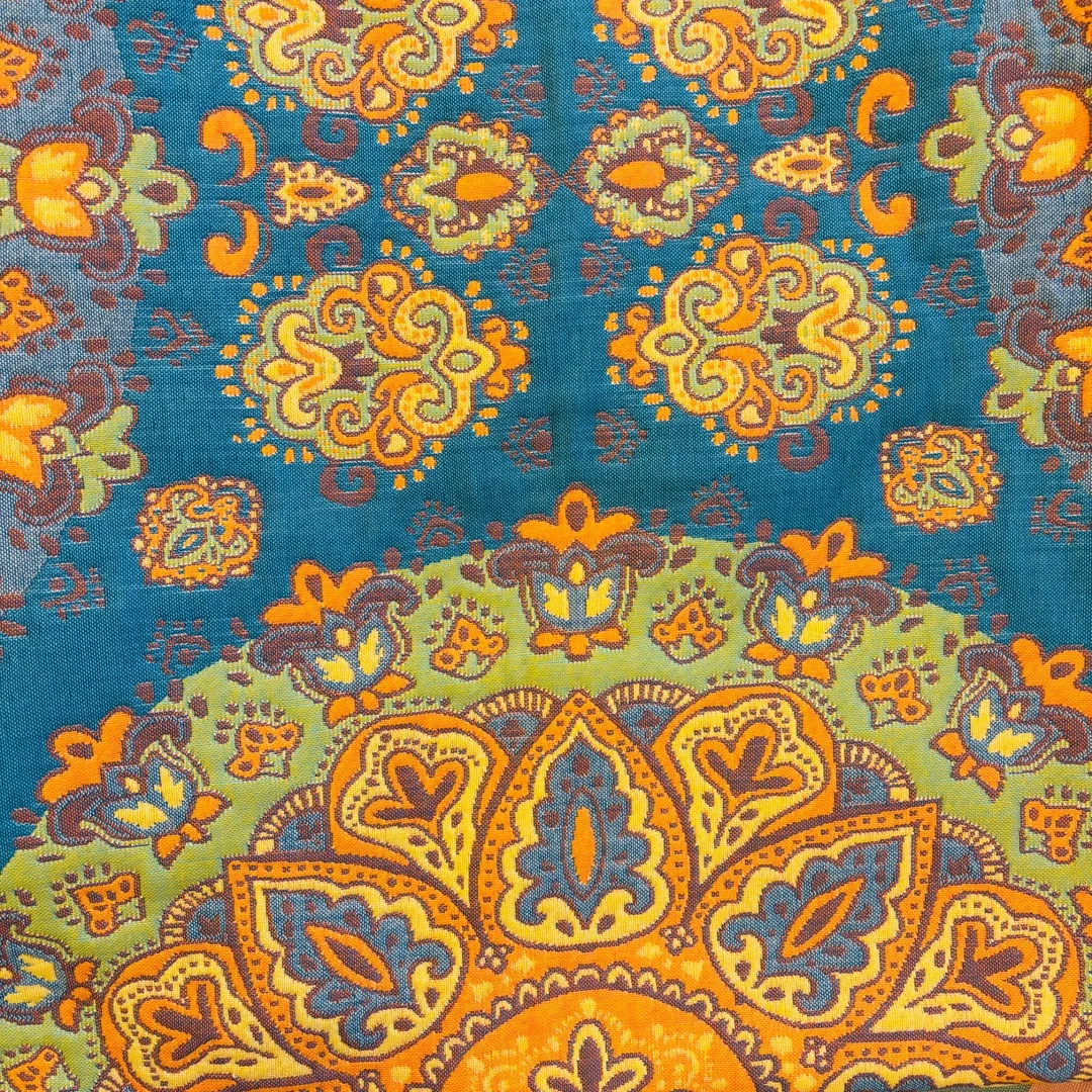 【盖毯】四季通用多层纱布150*200cm 锦绣未央蓝