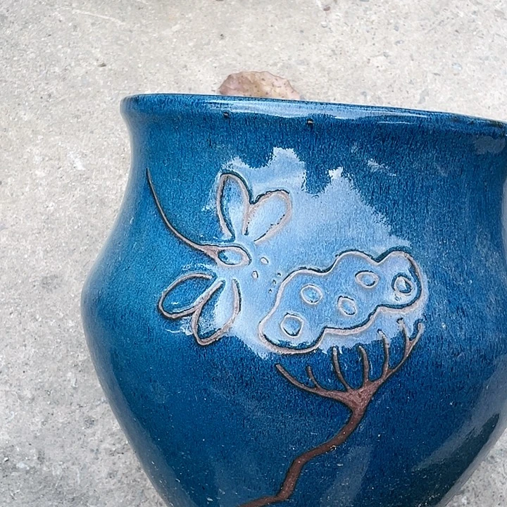 紫砂花盆瑕疵25.25花盆