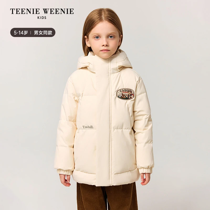 TeenieWeenie Kids小熊童装25年冬三防鹅绒羽绒面包服TKJD258974I