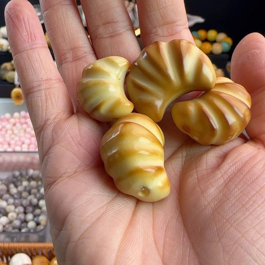 菩提根/象牙果吊坠微瑕牙果炭烤牛角包10颗