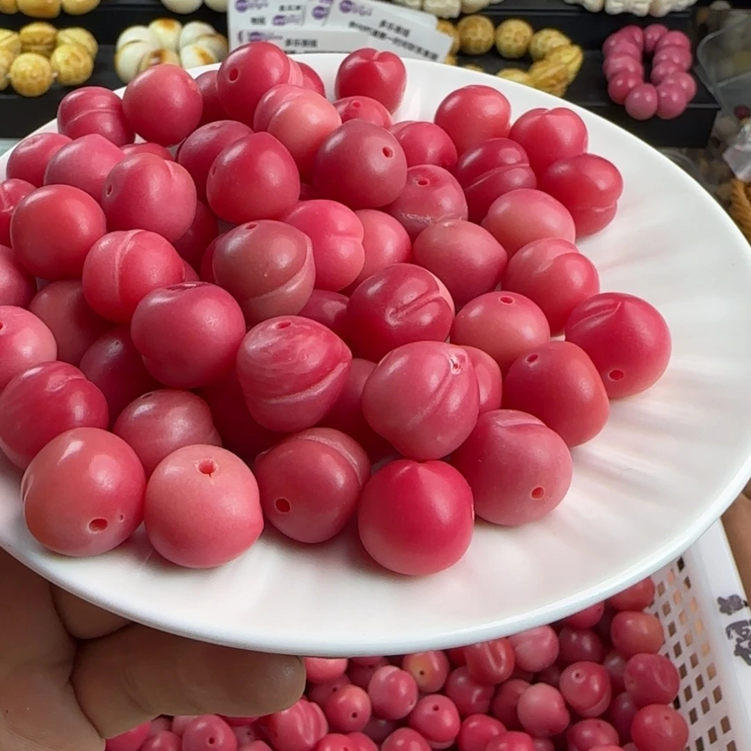 手串菩提根/象牙果瑕疵卡16粉色水蜜桃15颗不挑瑕（2单宠5颗）