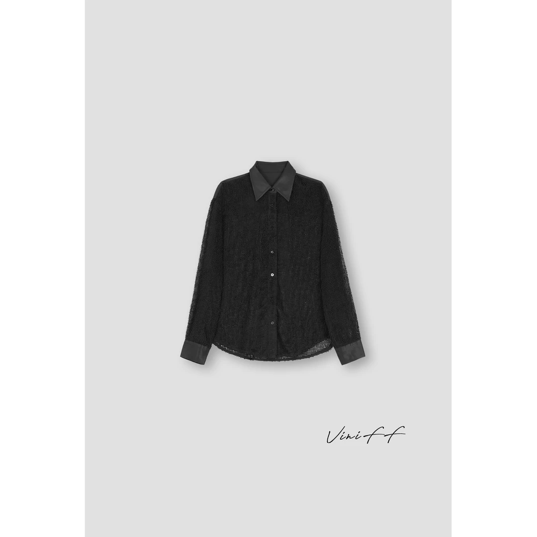 ViniFF薇妮｜2025S/S 早春新款 长袖衬衫WA5CC018