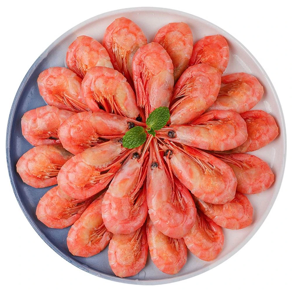 【娟子中秋回馈】北极甜虾腹籽冰虾熟冻即食3斤/盒90-120腹籽