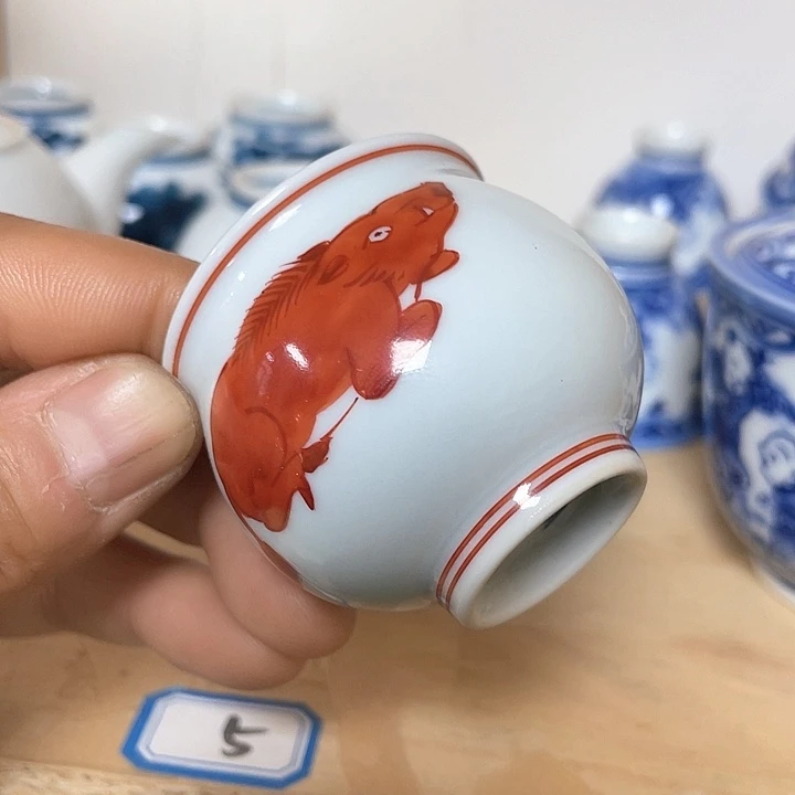 瓷片022 一人直播，看品直播间说序号