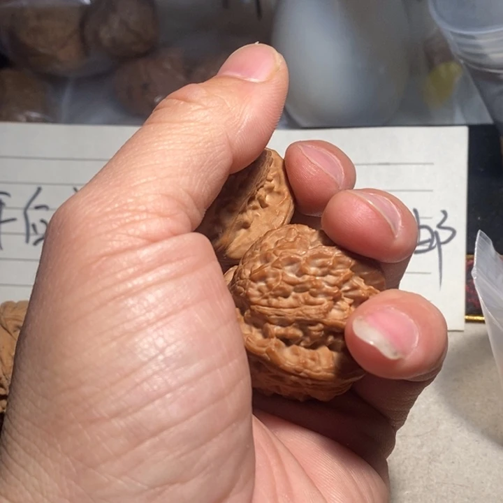 文玩核桃把件中****师核桃