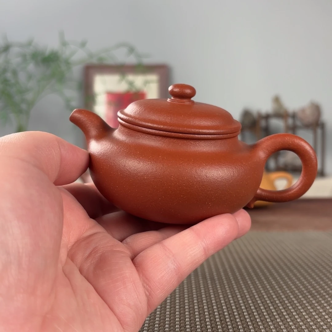 托***王紫砂茶壶黄龙山原矿紫砂壶