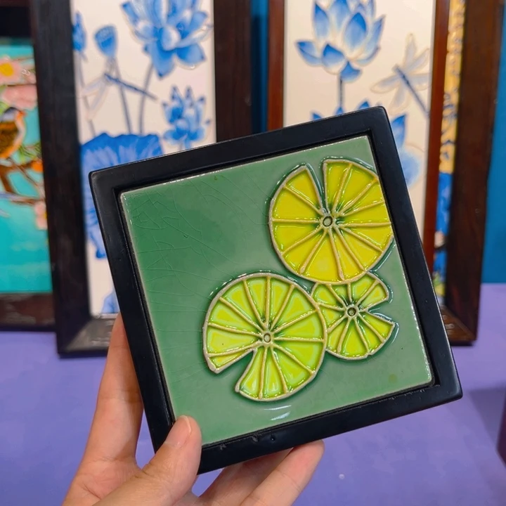 一体款瓷板画艺术作品