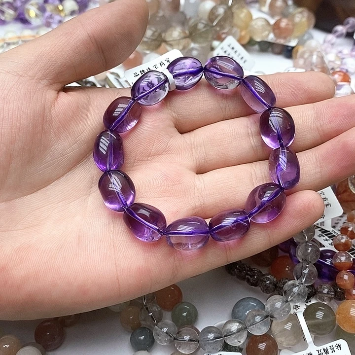 未镶嵌手链水晶紫水晶