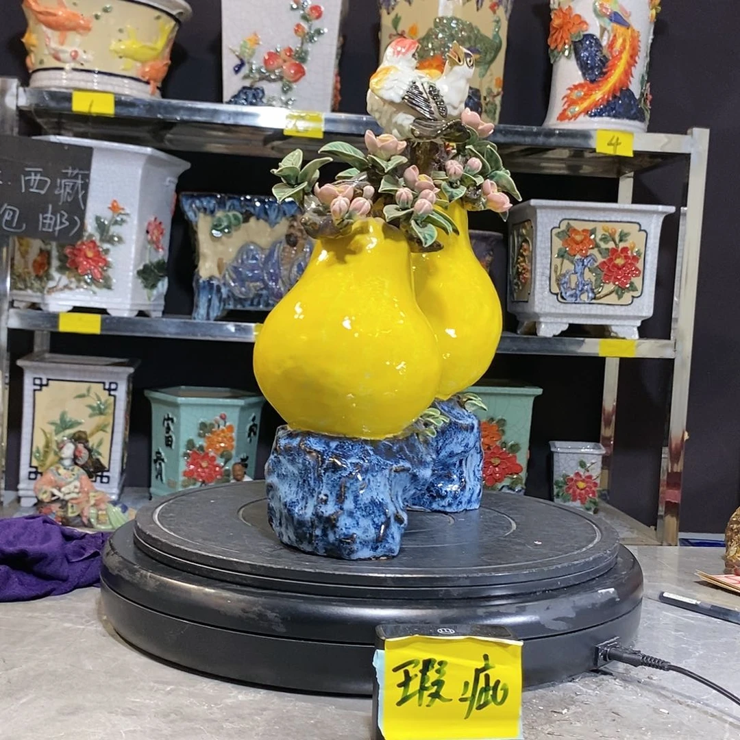 ?*姐石湾盆石湾盆工仔